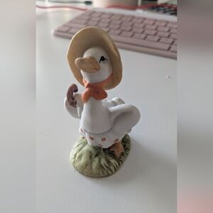 Vintage Lefton China Ceramic Goose Figurine